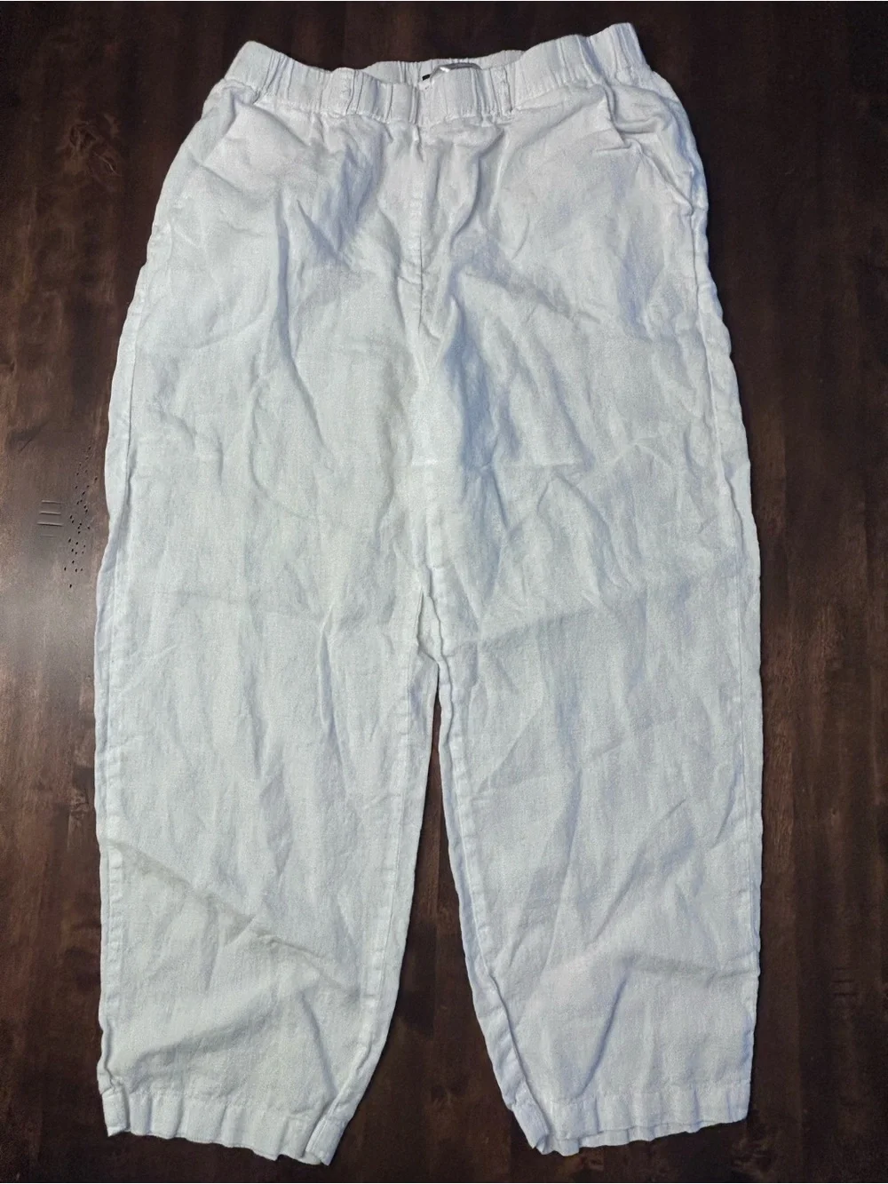 Quince 100% European Linen Pants White Size Medium